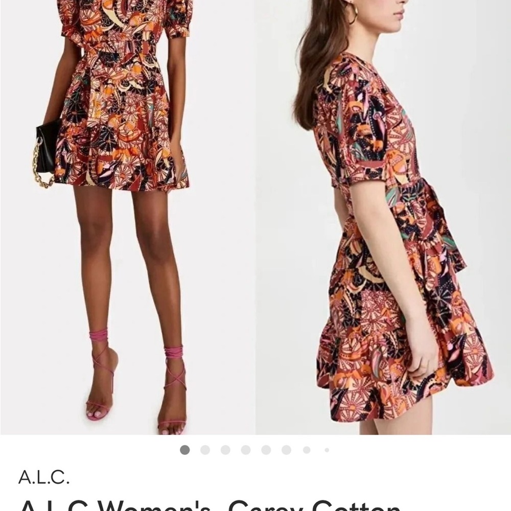 A.L.C. Carey Patterned Dress sz 0. NWT